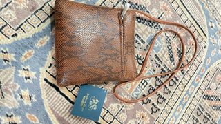 Bolso Sonia Rykiel Marrón Piel Serpiente