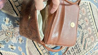 Bolso Sonia Rykiel Marrón Piel Serpiente