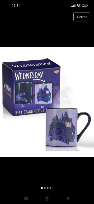 Set di tazze magiche di Wednesday Addams e Enid Sinclair