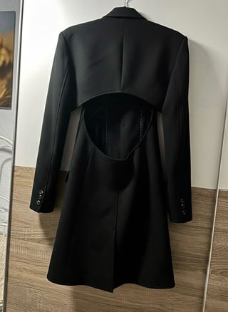 Americana desmontable negra