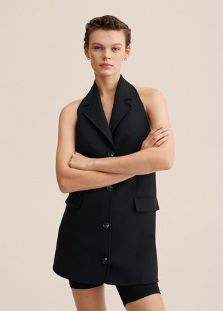 Americana desmontable negra