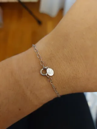 Pulsera de plata con diseño de libélula