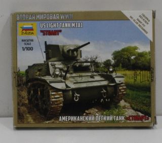 Maqueta Tanque Stuart M3A1 1/100 Zvezda