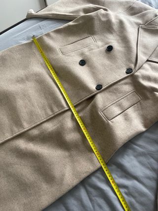 Abrigo oversize beige talla L XL sin estrenar