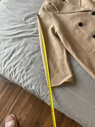 Abrigo oversize beige talla L XL sin estrenar