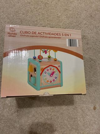 Cubo de Actividades 5 en 1. +12 meses. Nuevo!