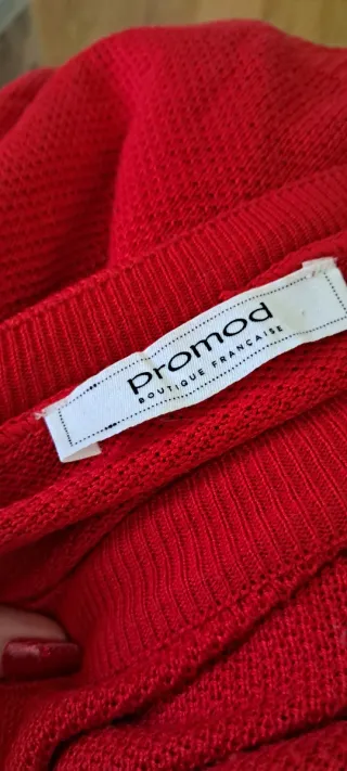Maglia Promod rossa manica lunga