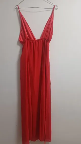 Vestido largo rojo