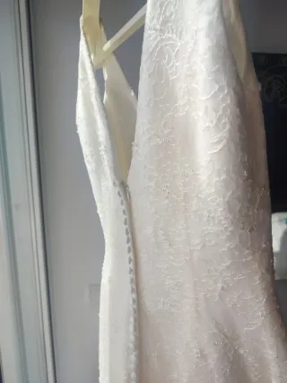 Vestido de Novia Encaje y Lentejuelas