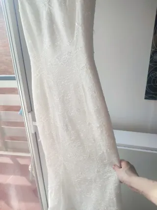 Vestido de Novia Encaje y Lentejuelas