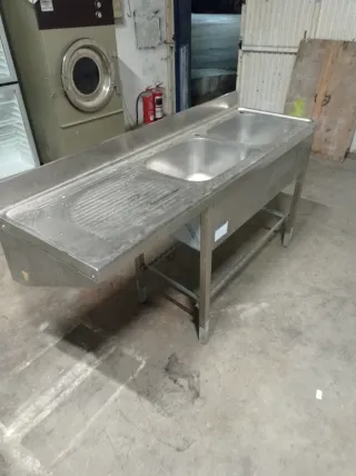 Fregadero doble acero inoxidable