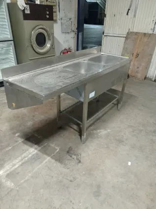 Fregadero doble acero inoxidable