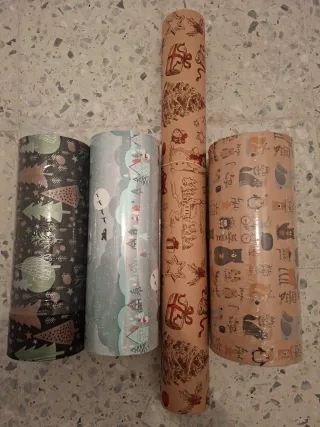 Rollos de Papel de Regalo Navidad