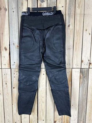 PANTALON T-M DE CUERO PARA MOTO GARIBALDI 1