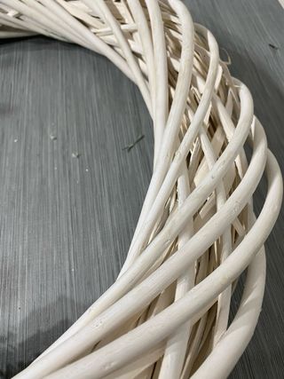 Ghirlanda Natalizia MAXI Oro e Bianco