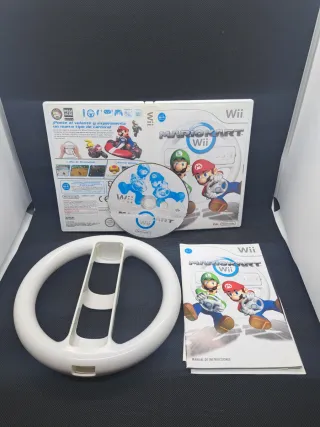 Mario Kart Wii + Volante Bianco