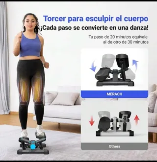 Stepper Hidráulico Merach con Bandas