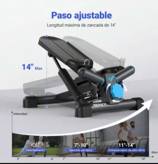 Stepper Hidráulico Merach con Bandas