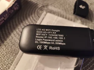 Modem USB 4G LTE Wi-Fi Hotspot 150 Mbps SIM