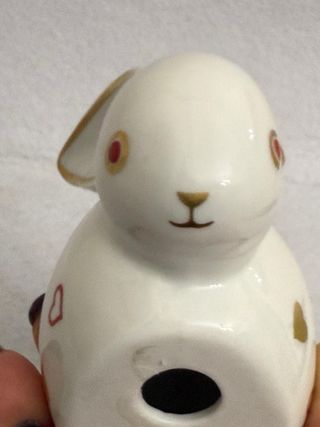 Statuina porcellana Richard Ginori con cuori