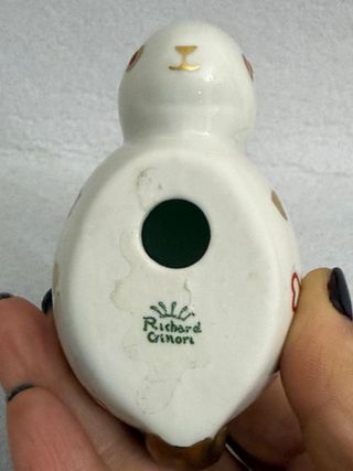 Statuina porcellana Richard Ginori con cuori