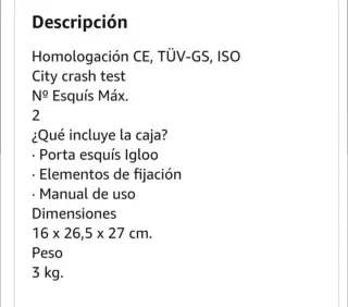 Portaesquís Magnético Menabo IGLOO