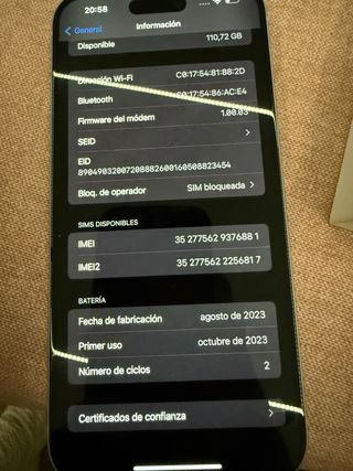 iPhone 15 Plus Blue 128 GB