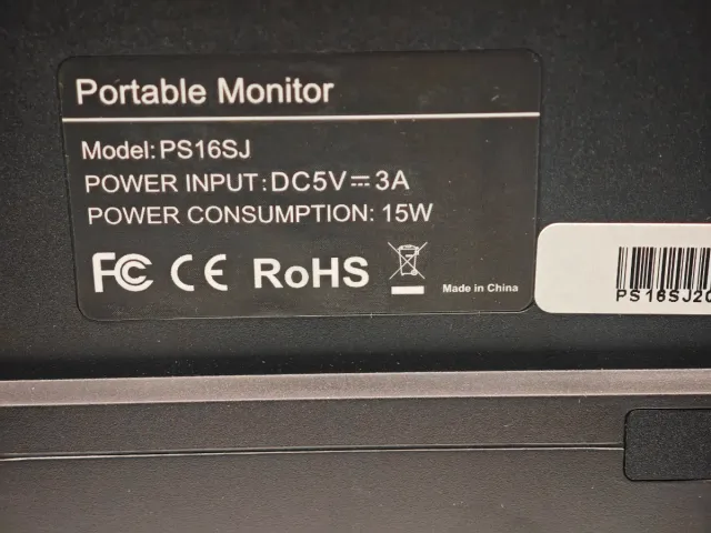 Monitor Portátil ADPOP 15.6 FHD 1080P