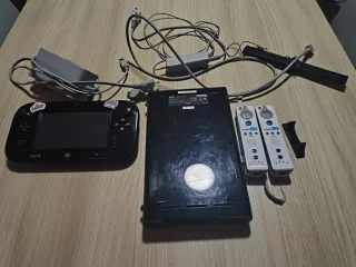 Nintendo Wii U Negra + Juegos