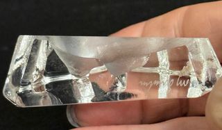 Statuetta Cristallo Mats Jonasson Foca