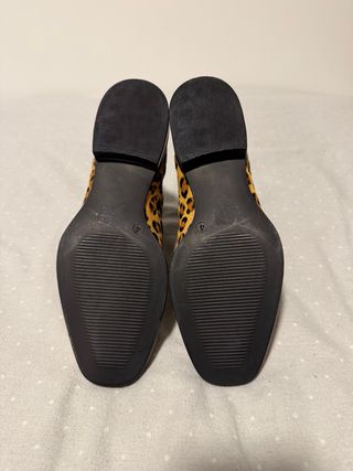 Botines leopardo ASOS Talla 37 de piel auténtica.
