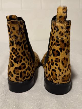 Botines leopardo ASOS Talla 37 de piel auténtica.