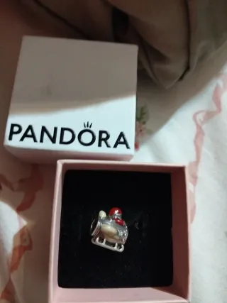 Pandora Charm Navidad Trineo Plata