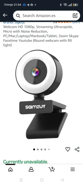 Webcam Samzuy HD 1080p Streaming