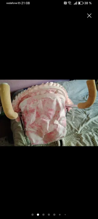 Carro de juguete rosa Valentina