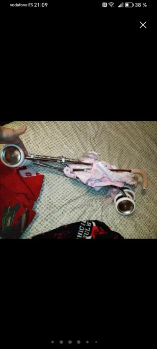 Carro de juguete rosa Valentina