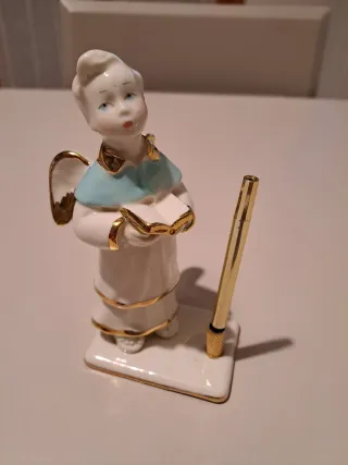 Statuetta angelo portapenne Aurora