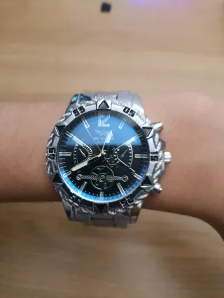 Orologio da polso uomo Nero/Argento