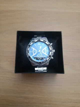 Orologio da polso uomo Nero/Argento