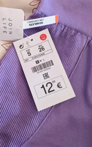 Leggings Seamless Lefties Morado Talla S