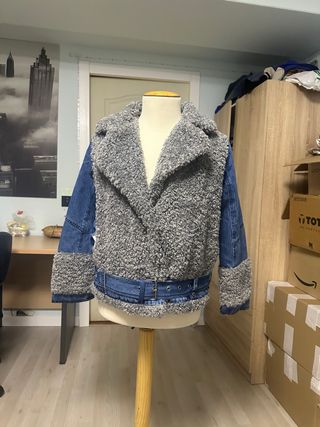 Chaqueta vaquera con borrego