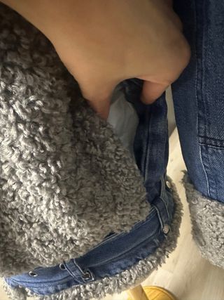 Chaqueta vaquera con borrego