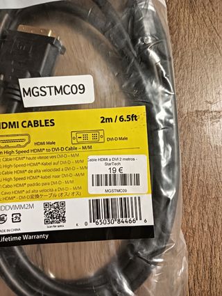 Cavo HDMI a DVI (2 metri) StarTech