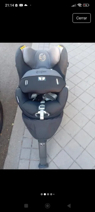 Silla coche Cybex Sirona Platinum base giratoria