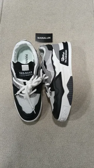 Zapatillas MAINLUN negras, grises y blancas