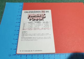 Lote 23 Calendarios Princess of Power Años 86 y 87