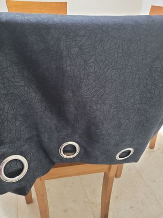 Due tende nere opache