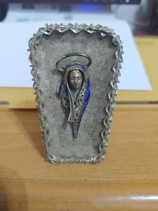 Madonnina in cornice d'argento
