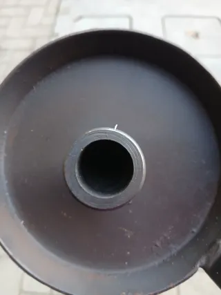 Coppia Portacandele in Metallo Nero