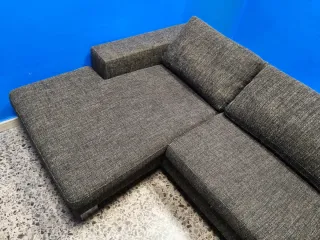 Sofá Chaiselongue Gris Tela